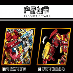 moc marvel super iron hero warrior robot bricks toys