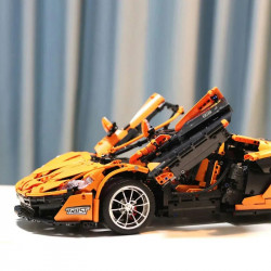 moc mclaren p1 hypercar racing car bricks toy 13090