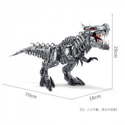 moc mechanical dinosaur tyrannosaurus rex bricks toy