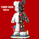 moc mechanical violent bear half robot bricks toy 6303 moc mechanical violent bear half robot bricks toy 6303