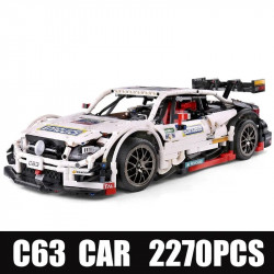 moc mercedes benz amg c63 dtm racing car bricks toy 13075