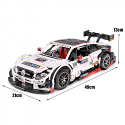 moc mercedes benz amg c63 dtm racing car bricks toy 13075