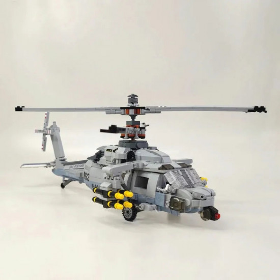 moc military airborne attack fighter helicopter bricks toys moc military airborne attack fighter helicopter bricks toys