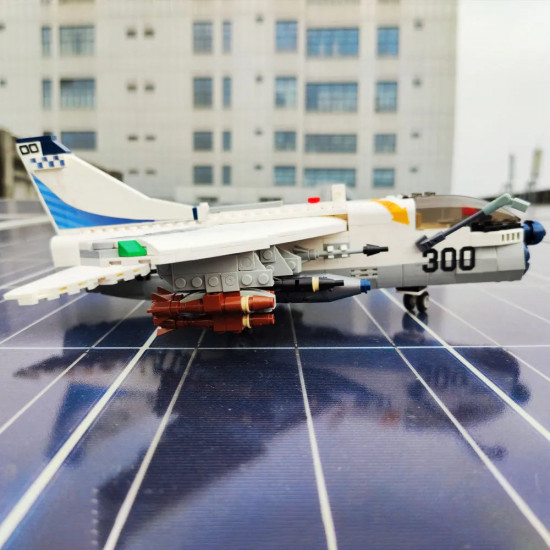 moc military aircraft a-7 fighter jet attack plane bricks toys moc military aircraft a-7 fighter jet attack plane bricks toys