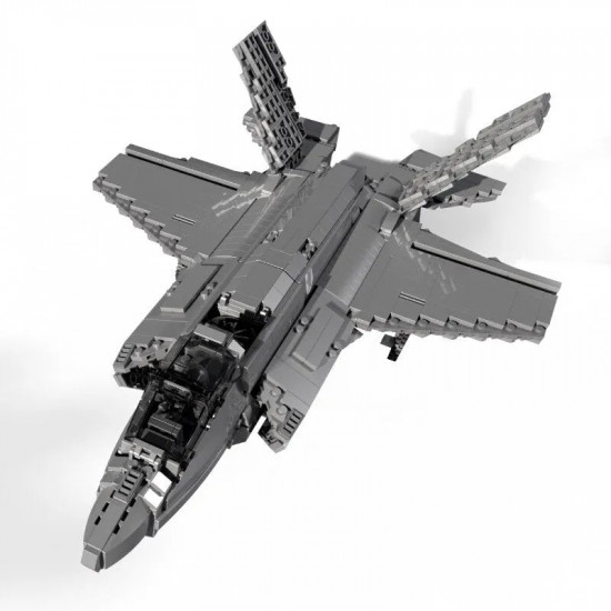 moc military aircraft f-35 lightning stealth jet bricks toy moc military aircraft f-35 lightning stealth jet bricks toy