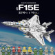 moc military aircraft f15e jet fighter plane bricks toys moc military aircraft f15e jet fighter plane bricks toys