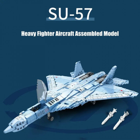 moc military aircraft su-57 heavy fighter jet bricks toy moc military aircraft su-57 heavy fighter jet bricks toy