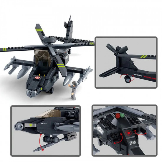 moc military armed us attack helicopter bricks toy moc military armed us attack helicopter bricks toy