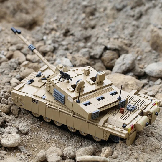 moc military challenger 2 main battle tank bricks toys