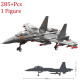moc military f-15 eagle fighter jet bricks kids toys moc military f-15 eagle fighter jet bricks kids toys