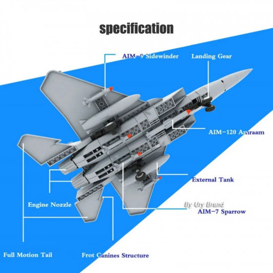 moc military f-15 eagle fighter plane bricks kids toys moc military f-15 eagle fighter plane bricks kids toys