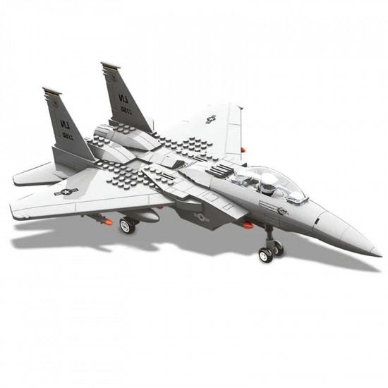 moc military f-15 eagle fighter plane bricks kids toys moc military f-15 eagle fighter plane bricks kids toys