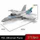 moc military f-18 fighter jet aircraft kids bricks toys moc military f-18 fighter jet aircraft kids bricks toys