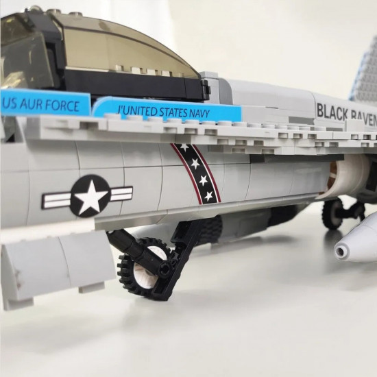 moc military f-18 fighter jet aircraft kids bricks toys moc military f-18 fighter jet aircraft kids bricks toys