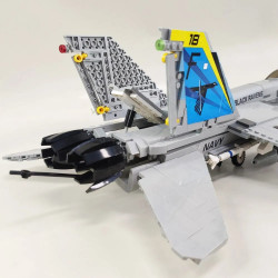 moc military f-18 fighter jet aircraft kids bricks toys