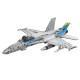 moc military f-18 fighter jet aircraft kids bricks toys moc military f-18 fighter jet aircraft kids bricks toys
