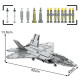 moc military f-22 raptor stealth aircraft bricks toy moc military f-22 raptor stealth aircraft bricks toy