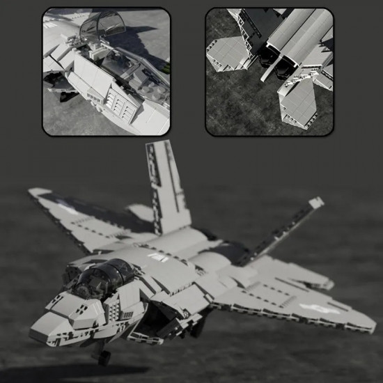 moc military f-22 raptor stealth aircraft bricks toy moc military f-22 raptor stealth aircraft bricks toy