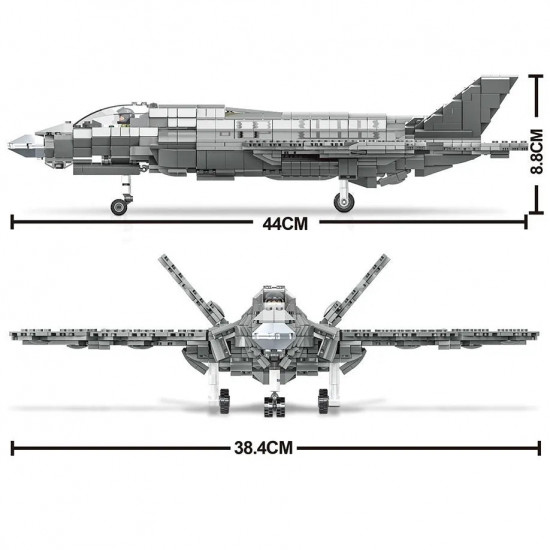 moc military f-35 aircraft lightning fighter jet bricks toy moc military f-35 aircraft lightning fighter jet bricks toy