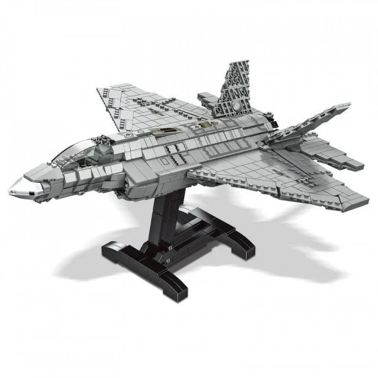 moc military f-35 aircraft lightning fighter jet bricks toy moc military f-35 aircraft lightning fighter jet bricks toy