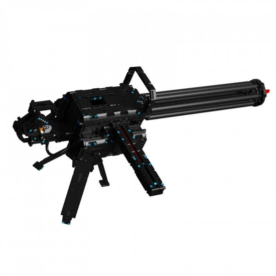 moc military gatling cannon gun weapon bricks toy t2036 moc military gatling cannon gun weapon bricks toy t2036