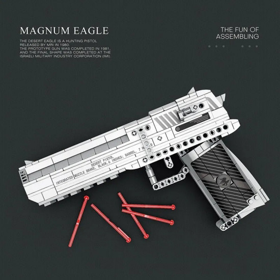 moc military gun desert eagle pistol bricks toys 77001 moc military gun desert eagle pistol bricks toys 77001