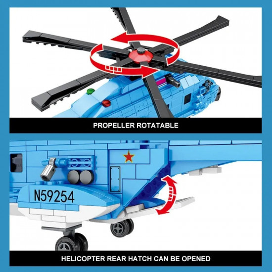 moc military h-92 armed helicopter mecha robots bricks toy moc military h-92 armed helicopter mecha robots bricks toy