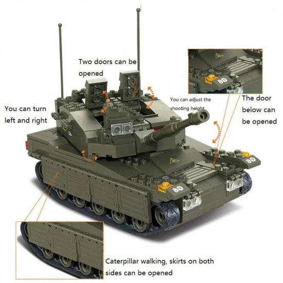 moc military israel merkava tank bricks toys moc military israel merkava tank bricks toys