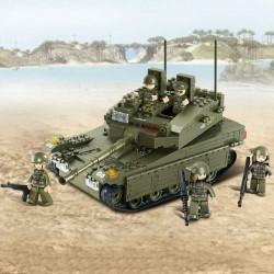 moc military israel merkava tank bricks toys