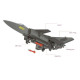 moc military j20 stealth fighter plane bricks toys kids moc military j20 stealth fighter plane bricks toys kids