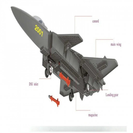 moc military j20 stealth fighter plane bricks toys kids moc military j20 stealth fighter plane bricks toys kids
