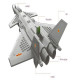 moc military j20 stealth fighter plane bricks toys kids moc military j20 stealth fighter plane bricks toys kids