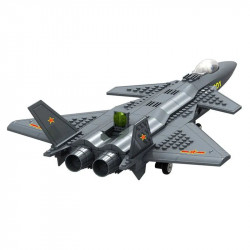 moc military j20 stealth fighter plane bricks toys kids