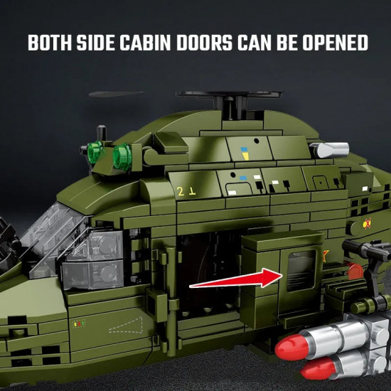 moc military light armed helicopter mecha robots bricks toys moc military light armed helicopter mecha robots bricks toys
