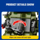 moc military light armed helicopter mecha robots bricks toys moc military light armed helicopter mecha robots bricks toys