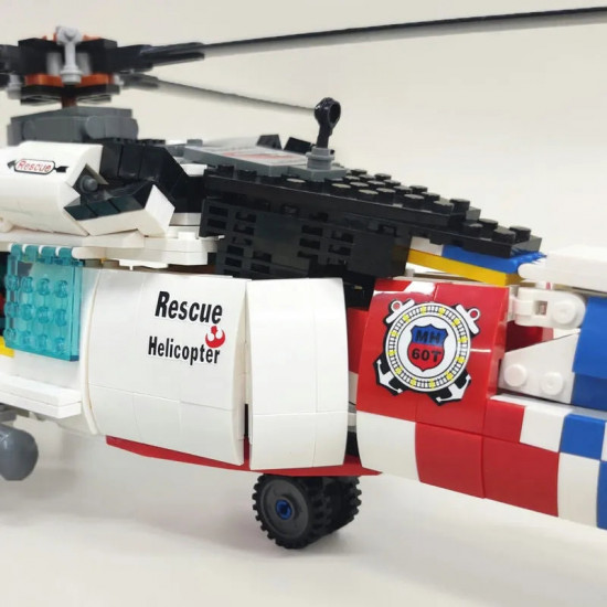 moc military mh-60t armed rescue helicopter bricks toys moc military mh-60t armed rescue helicopter bricks toys