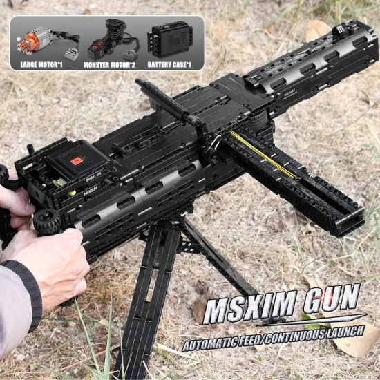 moc military motorized maxim burst gun bricks toys 14009 moc military motorized maxim burst gun bricks toys 14009