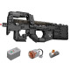 moc military motorized p90 smg gun bricks toys 14018 moc military motorized p90 smg gun bricks toys 14018