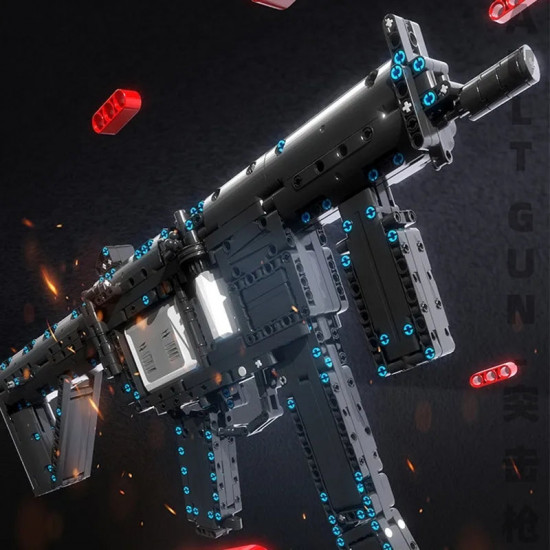 moc military mp5 submachine gun weapon bricks toy t2035 moc military mp5 submachine gun weapon bricks toy t2035