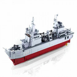 moc military navy 906b supply vessel bricks toys
