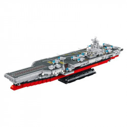 moc military nimitz-class aircraft carrier warship bricks toy