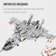 moc military rc j-15 flying shark aircraft bricks toy moc military rc j-15 flying shark aircraft bricks toy