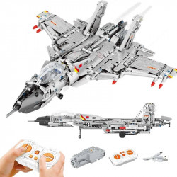moc military rc j-15 flying shark aircraft bricks toy