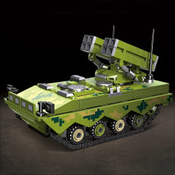 moc military red arrow 10 anti tank missile bricks toy