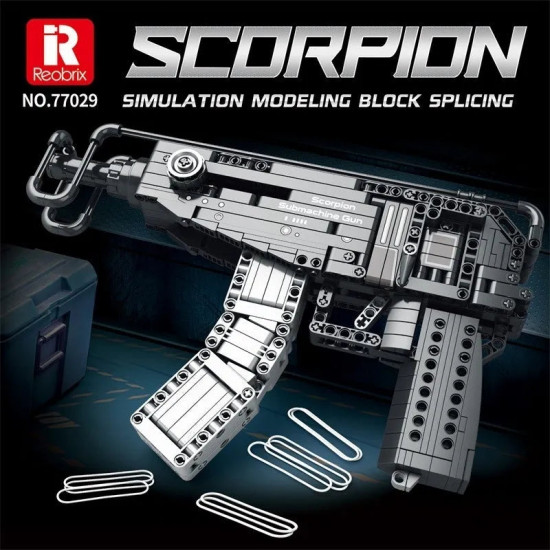 moc military scorpion sub machine gun bricks toys moc military scorpion sub machine gun bricks toys