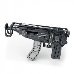 moc military scorpion sub machine gun bricks toys