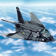moc military stealth bomber jet f-117 aircraft bricks toys moc military stealth bomber jet f-117 aircraft bricks toys