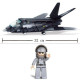 moc military stealth bomber jet f-117 aircraft bricks toys moc military stealth bomber jet f-117 aircraft bricks toys
