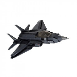 moc military stealth fighter jet f-35 aircraft bricks toys