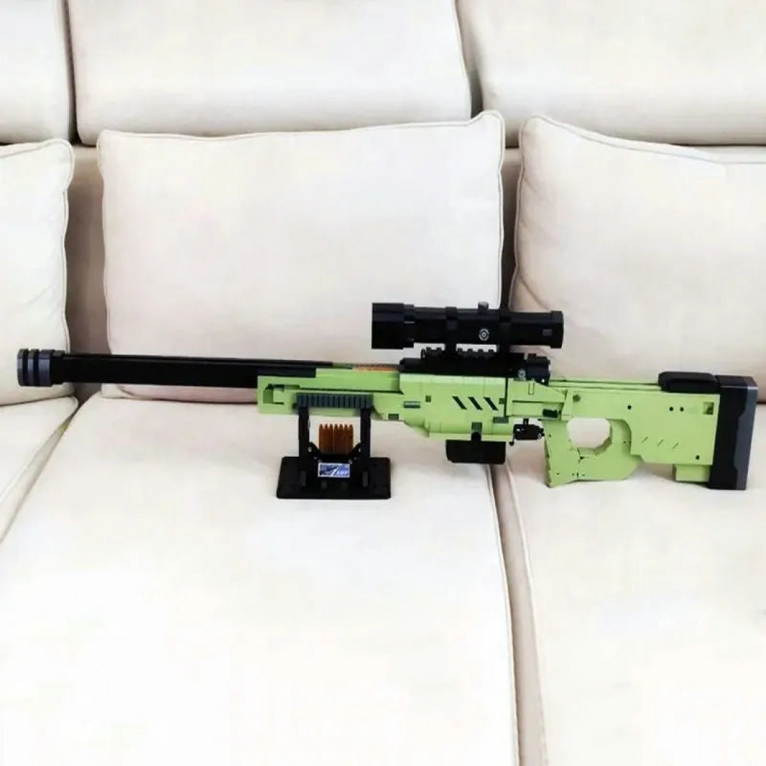 moc military super awp sniper rifle gun bricks toy 58022 - moc-military ...